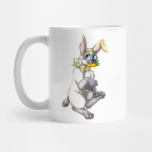 Bobtail BunnyCat: Lilac Lynx Point (Yellow) Mug